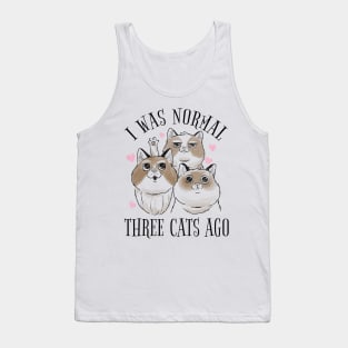 Normal Before Cats Quote Design Tank Top